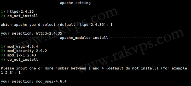 安装Apache引擎